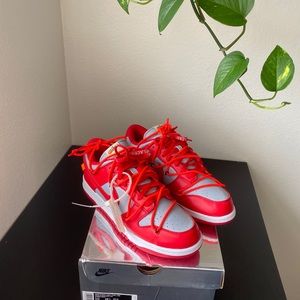 Nike Offwhite Dunk University Red